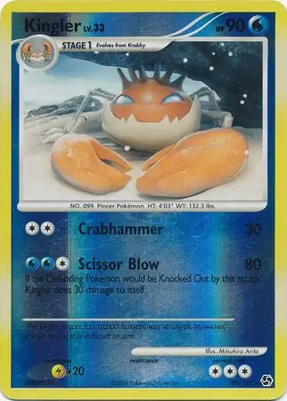 20/106 Kingler GE Rare Reverse Holo