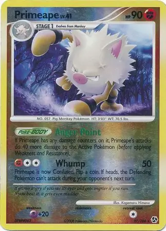 27/106 Primeape GE Rare Reverse Holo