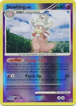 28/106 Slowking GE Rare Reverse Holo