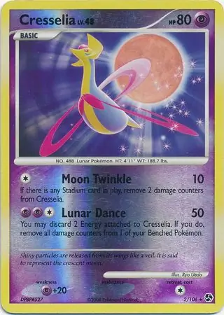 2/106 Cresselia GE Rare Holo Reverse Holo