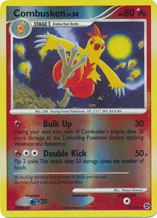 35/106 Combusken GE Uncommon Reverse Holo