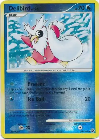 36/106 Delibird GE Uncommon Reverse Holo