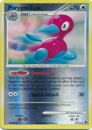 49/106 Porygon2 GE Uncommon Reverse Holo