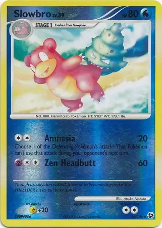 Slowbro Great Encounters 54/106 Uncommon Reverse Holo