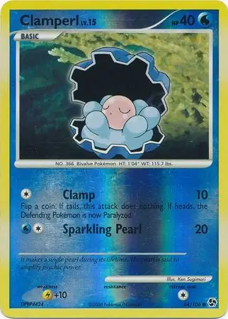 64/106 Clamperl GE Common Reverse Holo