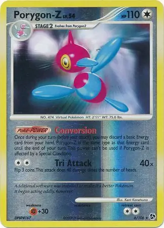 6/106 Porygon-Z GE Rare Holo Reverse Holo
