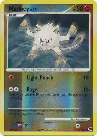 79/106 Mankey GE Common Reverse Holo