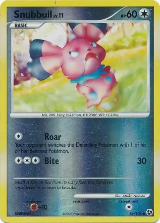 84/106 Snubbull GE Common Reverse Holo
