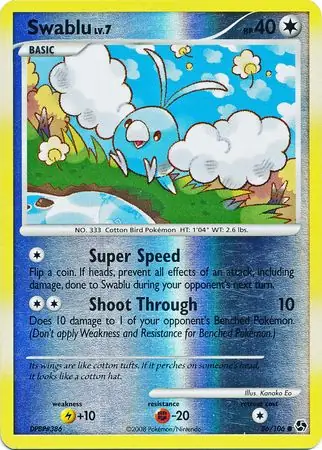 86/106 Swablu GE Common Reverse Holo