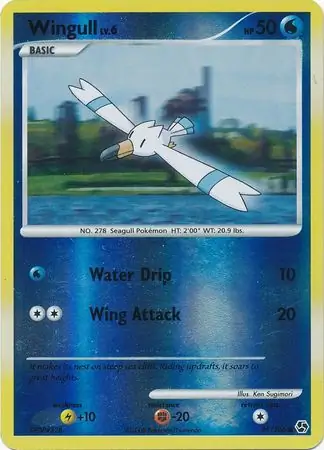 95/106 Wingull GE Common Reverse Holo