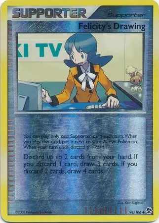 98/106 Felicity's Drawing GE Uncommon Reverse Holo