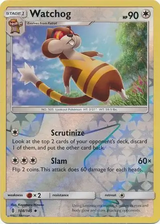 108/145 Watchog GRI Uncommon Reverse Holo