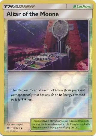 117/145 Altar of the Moone GRI Uncommon Reverse Holo