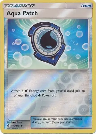 119/145 Aqua Patch GRI Uncommon Reverse Holo