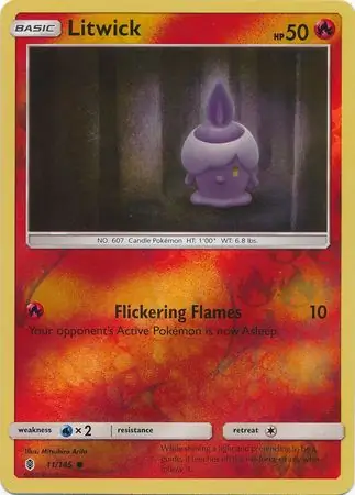 11/145 Litwick GRI Common Reverse Holo