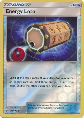 122/145 Energy Loto GRI Uncommon Reverse Holo