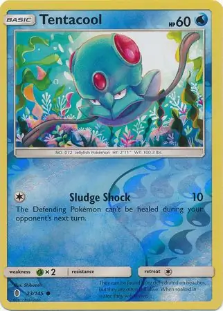 23/145 Tentacool GRI Common Reverse Holo