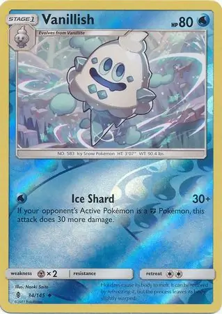 34/145 Vanillish GRI Uncommon Reverse Holo