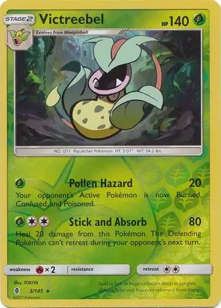 3/145 Victreebel GRI Rare Reverse Holo