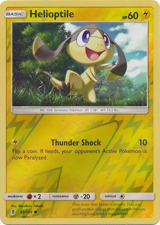 43/145 Helioptile GRI Common Reverse Holo