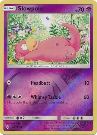 48/145 Slowpoke GRI Common Reverse Holo