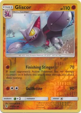 68/145 Gliscor GRI Uncommon Reverse Holo