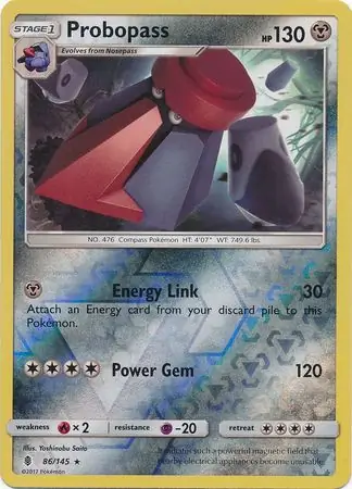 86/145 Probopass GRI Rare Reverse Holo