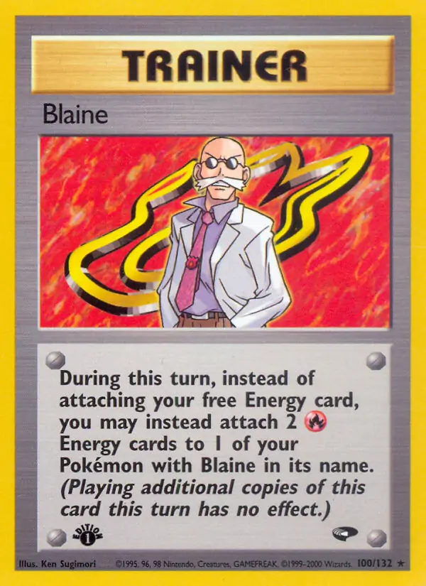 Blaine Gym Challenge 100/132 Rare