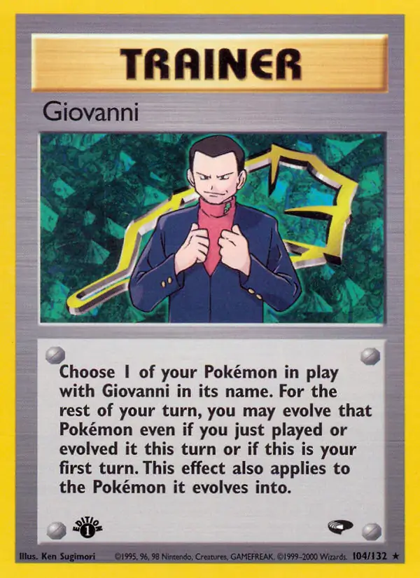 Giovanni Gym Challenge 104/132 Rare