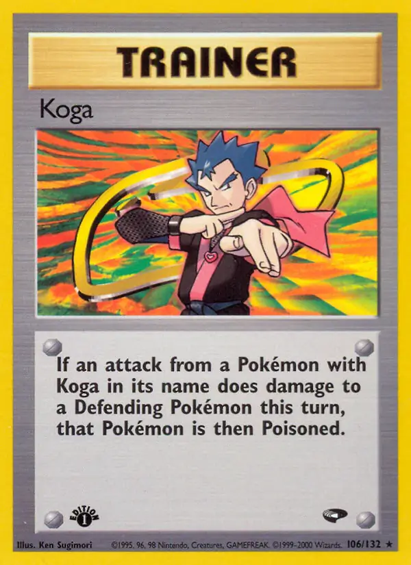 Koga Gym Challenge 106/132 Rare