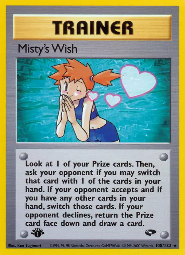 Misty's Wish Gym Challenge 108/132 Rare