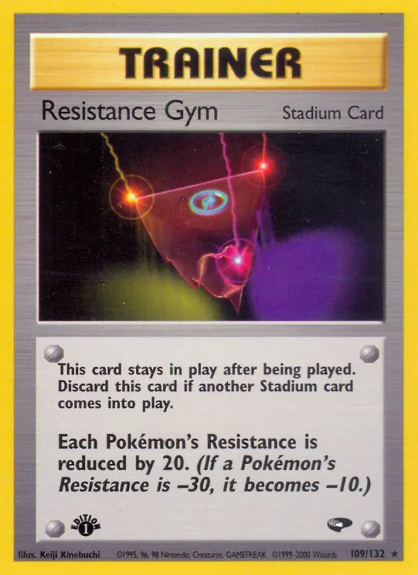 Resistance Gym Gym Challenge 109/132 Rare