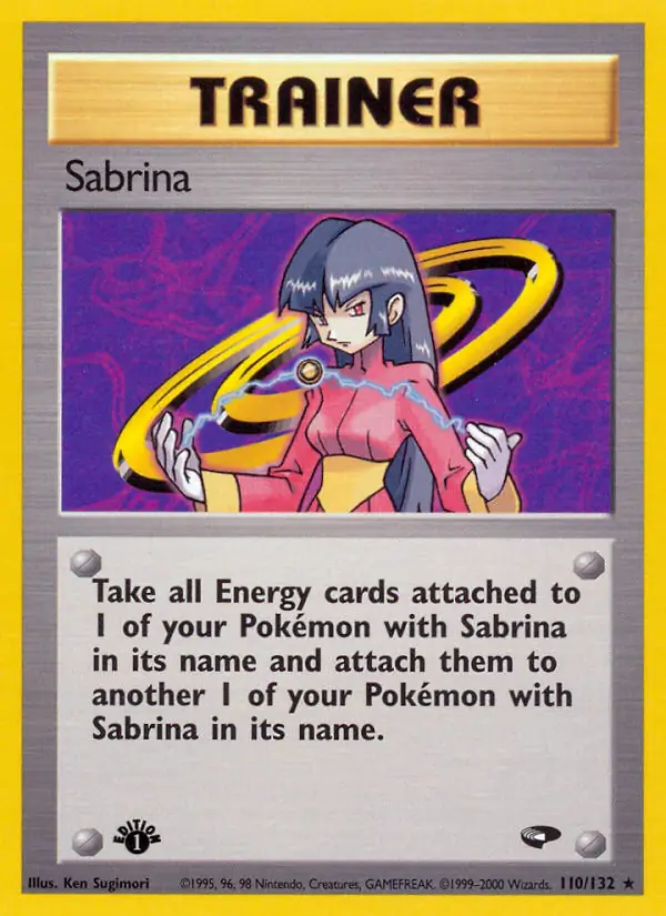 Sabrina Gym Challenge 110/132 Rare