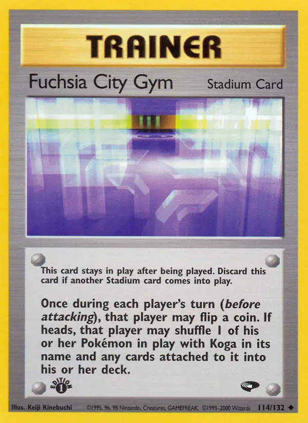 Fuchsia City Gym Gym Challenge 114/132 Uncommon