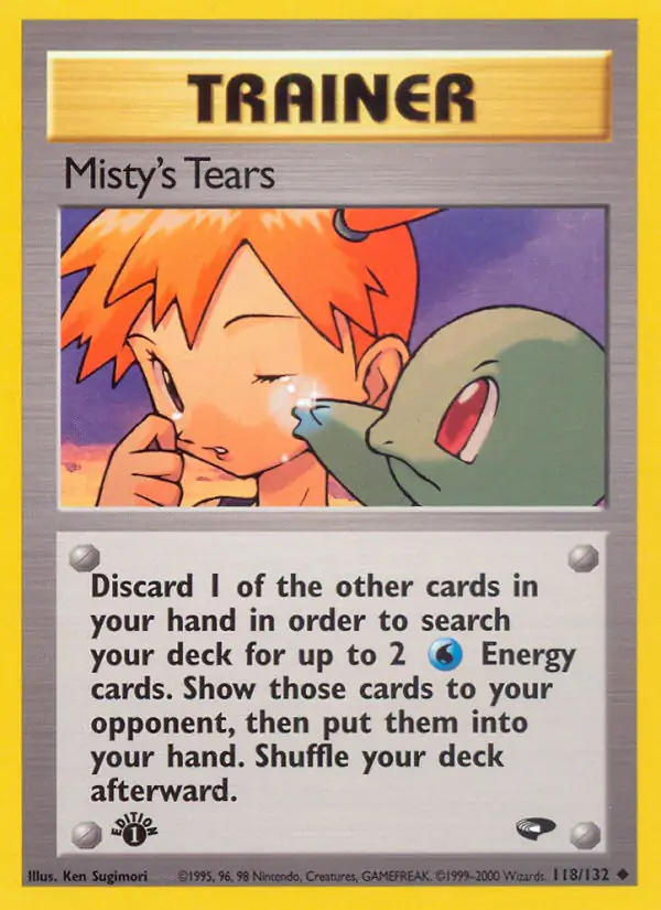 Misty's Tears Gym Challenge 118/132 Uncommon
