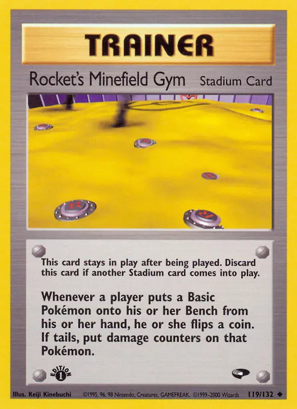 Rocket's Minefield Gym Gym Challenge 119/132 Uncommon