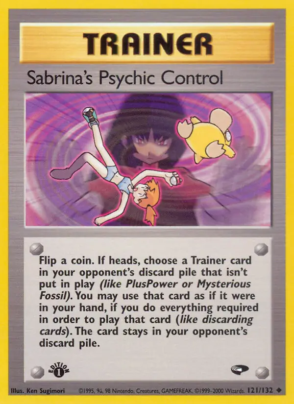 Sabrina's Psychic Control Gym Challenge 121/132 Uncommon