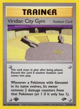 Viridian City Gym Gym Challenge 123/132 Uncommon