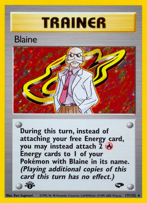 Blaine Gym Challenge 17/132 Rare Holo
