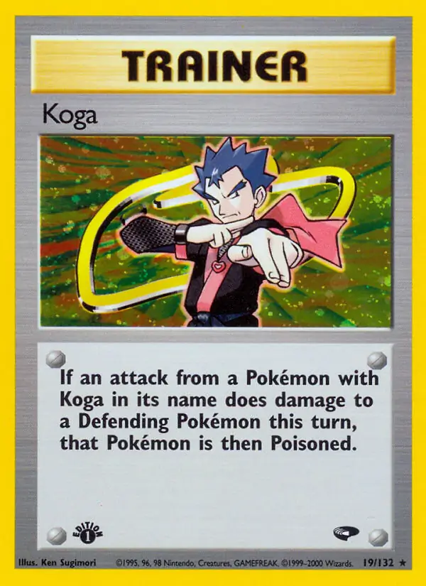 Koga Gym Challenge 19/132 Rare Holo
