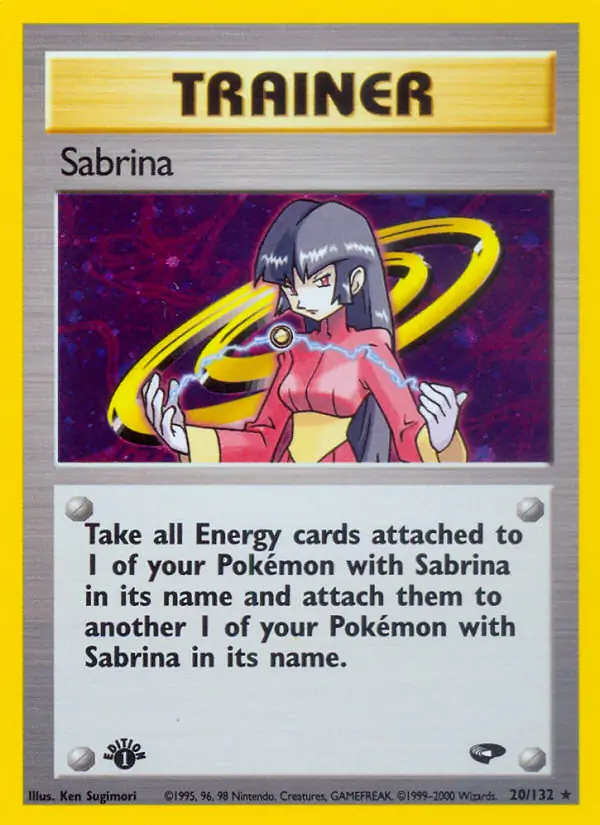 Sabrina Gym Challenge 20/132 Rare Holo