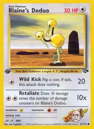 Blaine's Doduo Gym Challenge 61/132 Common