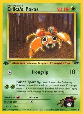 Erika's Paras Gym Challenge 71/132 Common