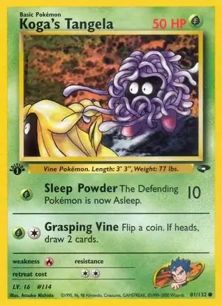 Koga's Tangela Gym Challenge 81/132 Common