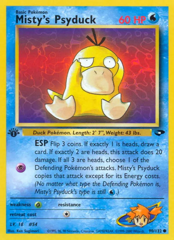 Misty's Psyduck Gym Challenge 90/132 Common