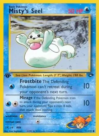 Misty's Seel Gym Challenge 91/132 Common