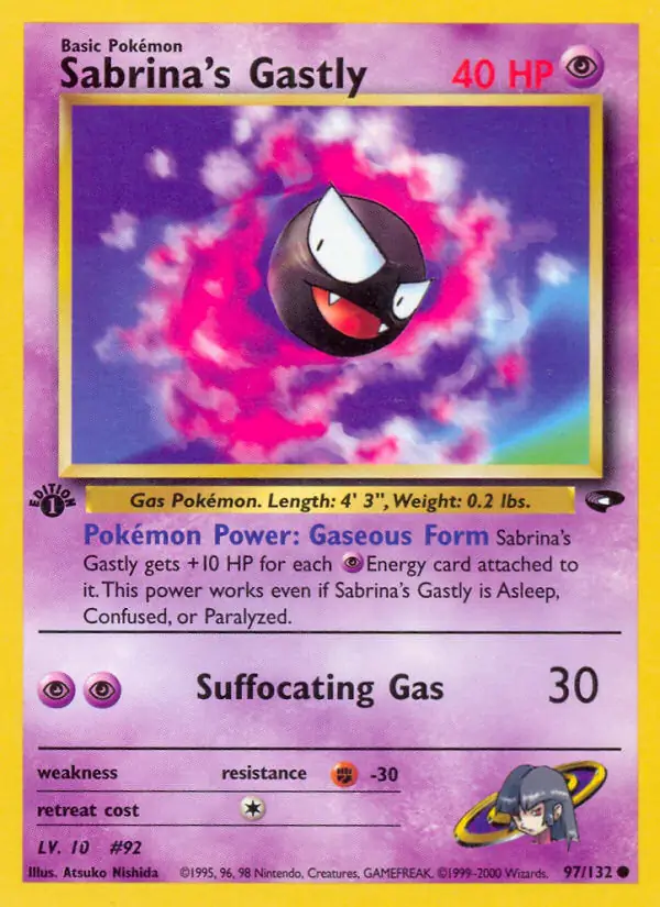 Sabrina's Gastly Gym Challenge 97/132 Common