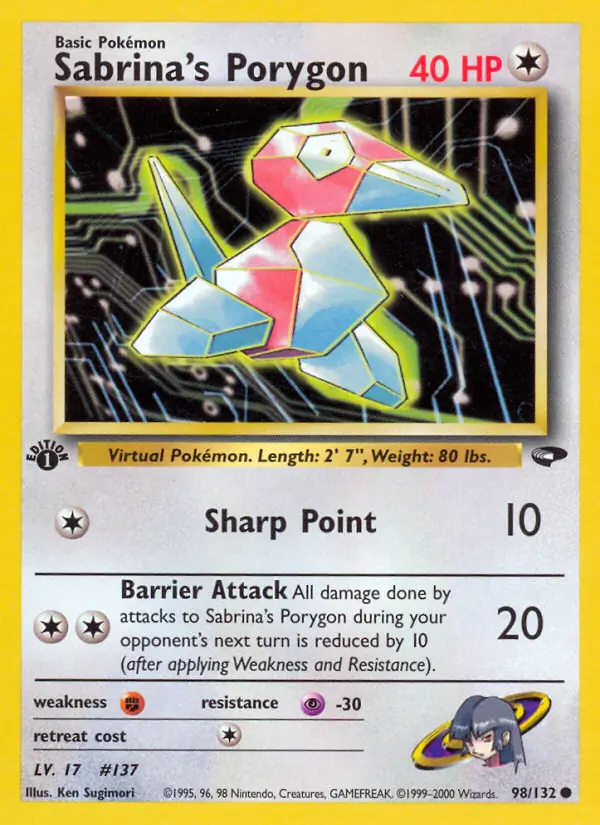 Sabrina's Porygon Gym Challenge 98/132 Common