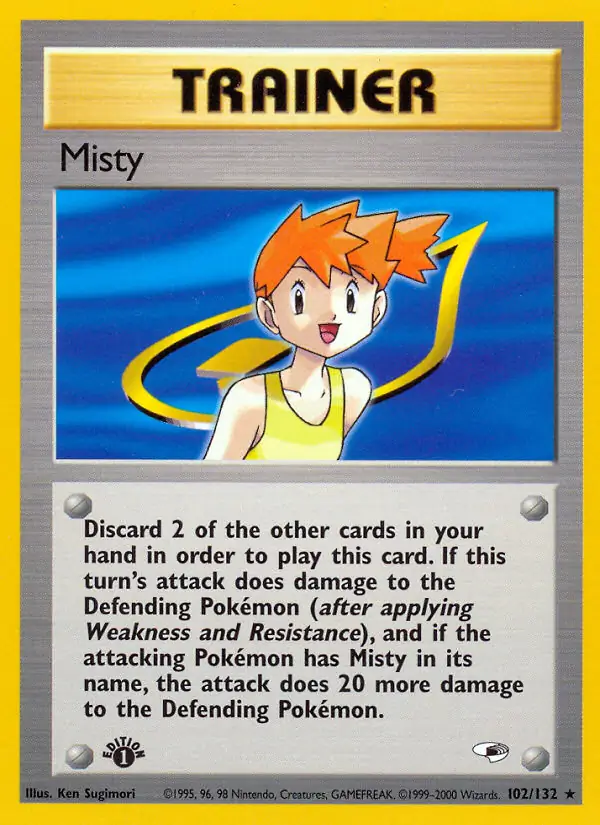 Misty Gym Heroes 102/132 Rare
