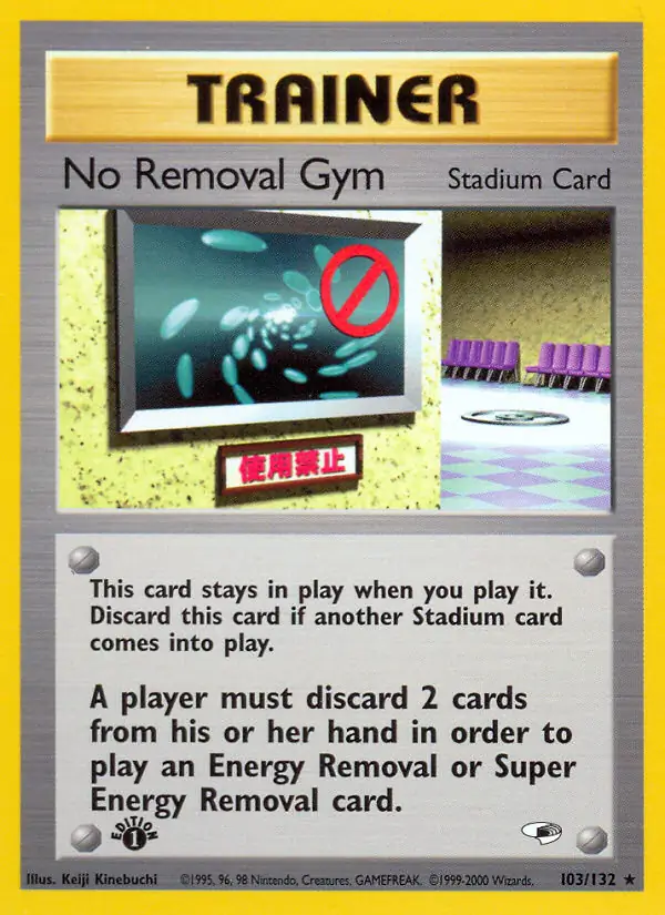 No Removal Gym Gym Heroes 103/132 Rare